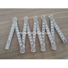 2m promotional folding ruler,plastic folden ruler